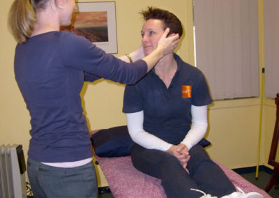 Treating neck pain at Somerville Physiotherapy